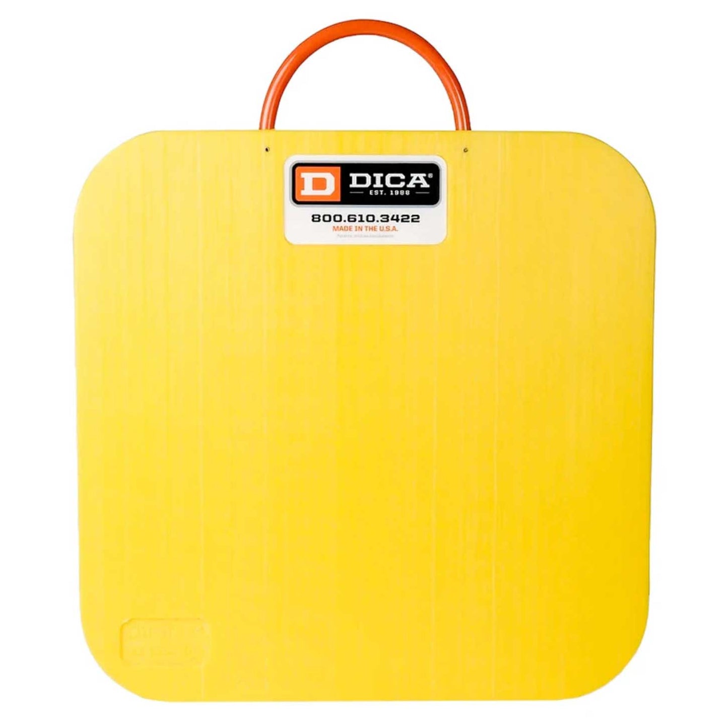 SafetyTech® 18" x 18" Outrigger Pad | Medium Duty | 1" Thick | Yellow