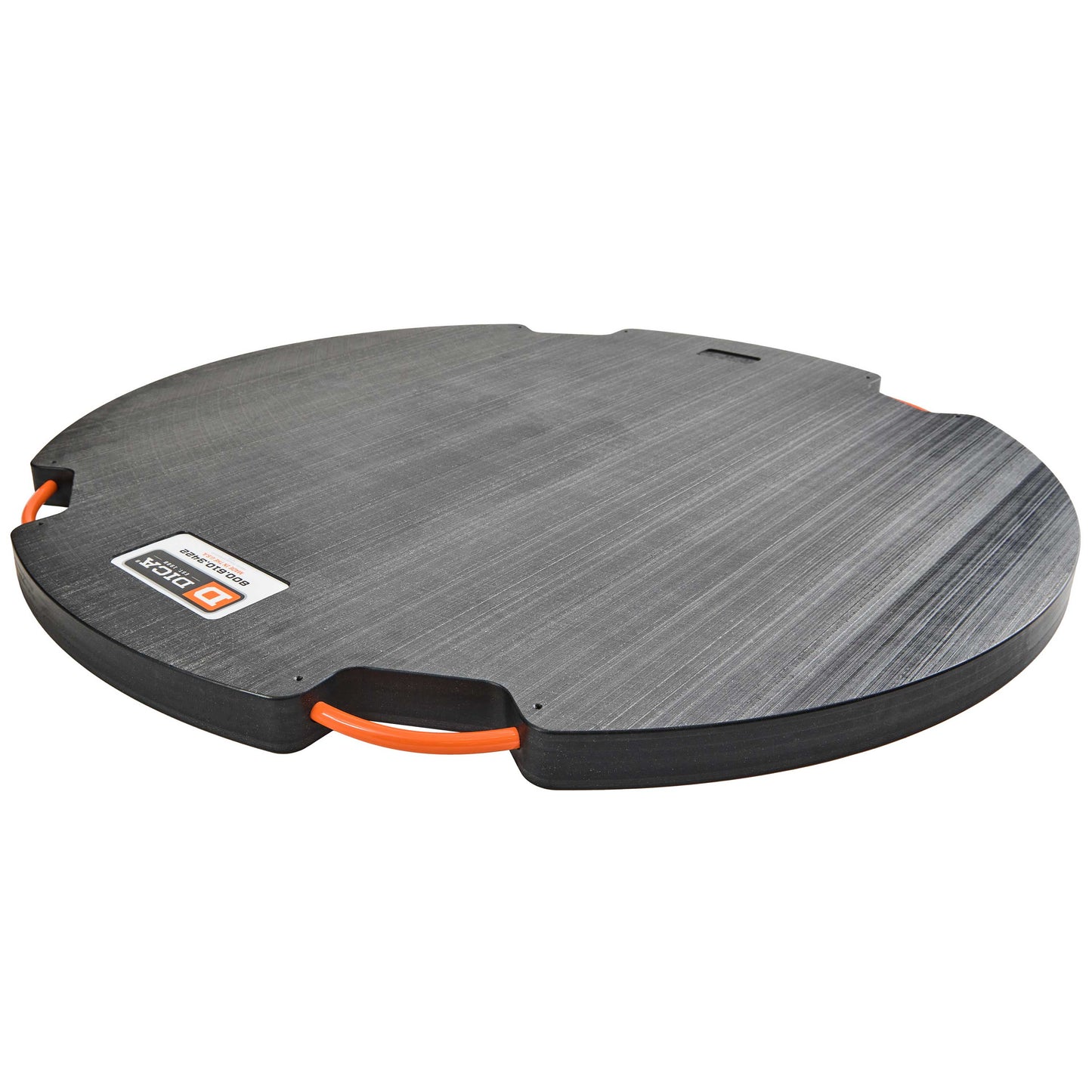 SafetyTech® 48" Round Outrigger Pad | Heavy Duty | 2" Thick | Black Image 3 of 3