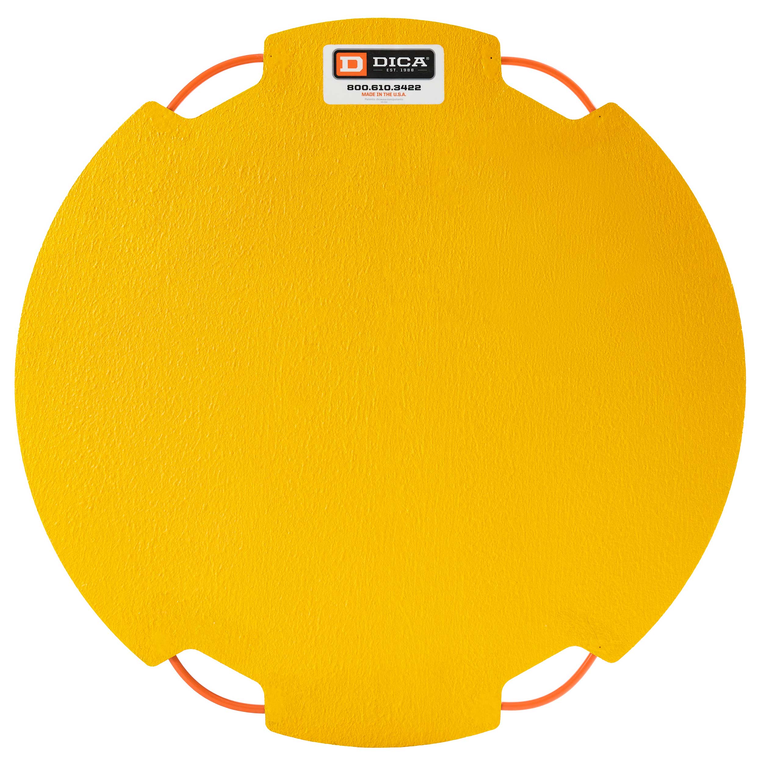 Safety Textured Surface Outrigger Pad 4 x 4 Ft x 1 Inch
