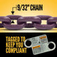 9/32" x 20' - Adjustable 2 Leg Chain Sling w/ Sling Hooks - Grade 100 image 4 of 8