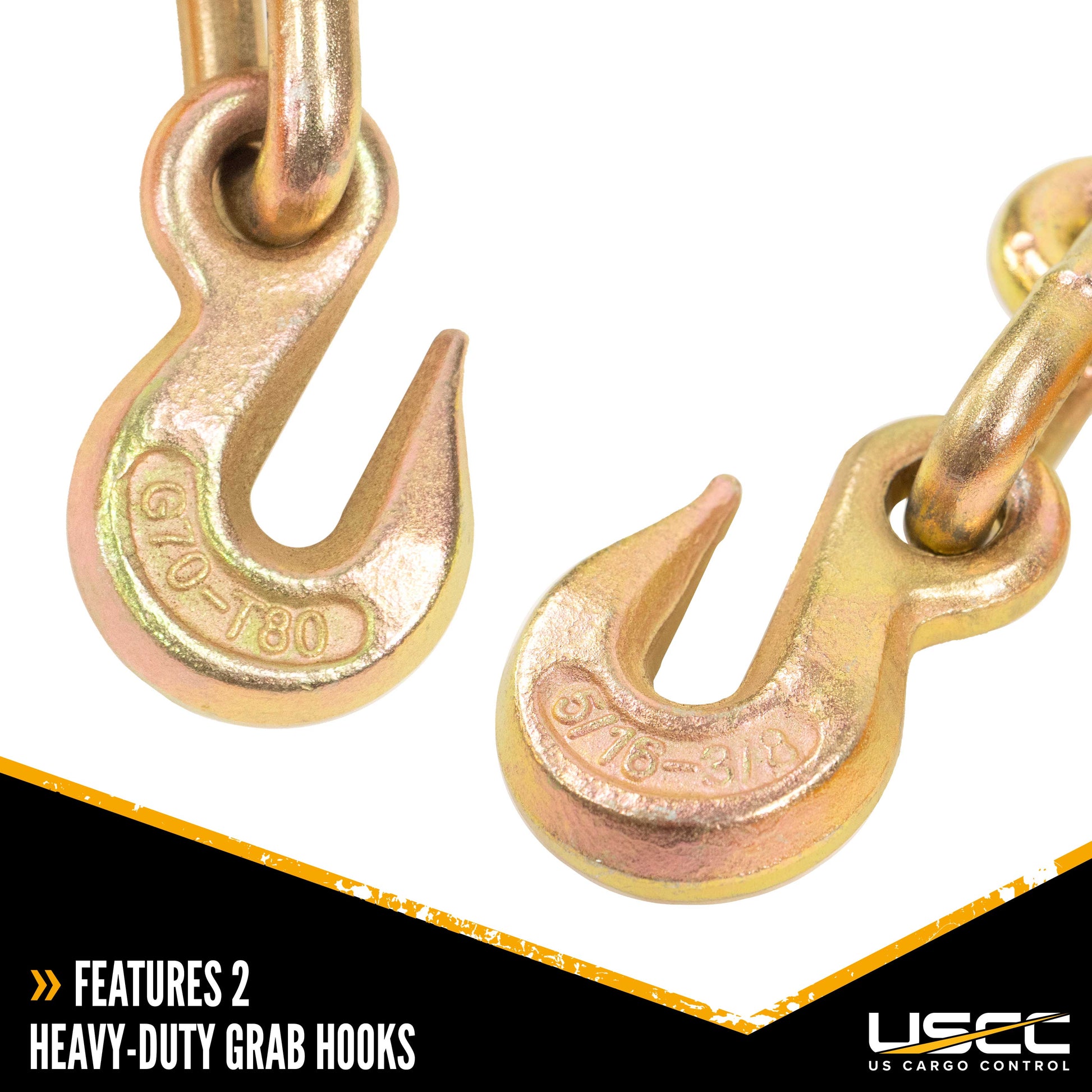 Peerless - USA - Binder Chain w/ Clevis Grab Hook 5/16 x 20' G70 —  LiftSupply