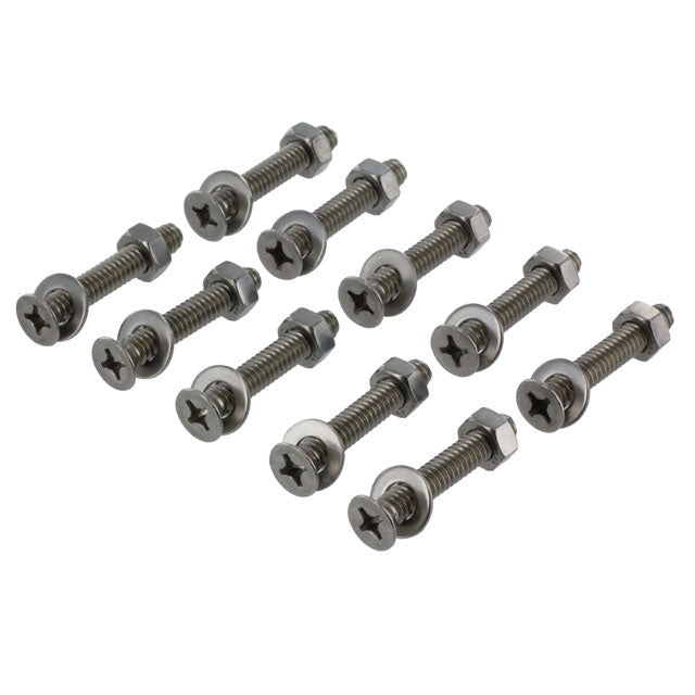 Stainless Steel Allen Socket Head Nut-Bolt-Washer Set [Pack of 10]