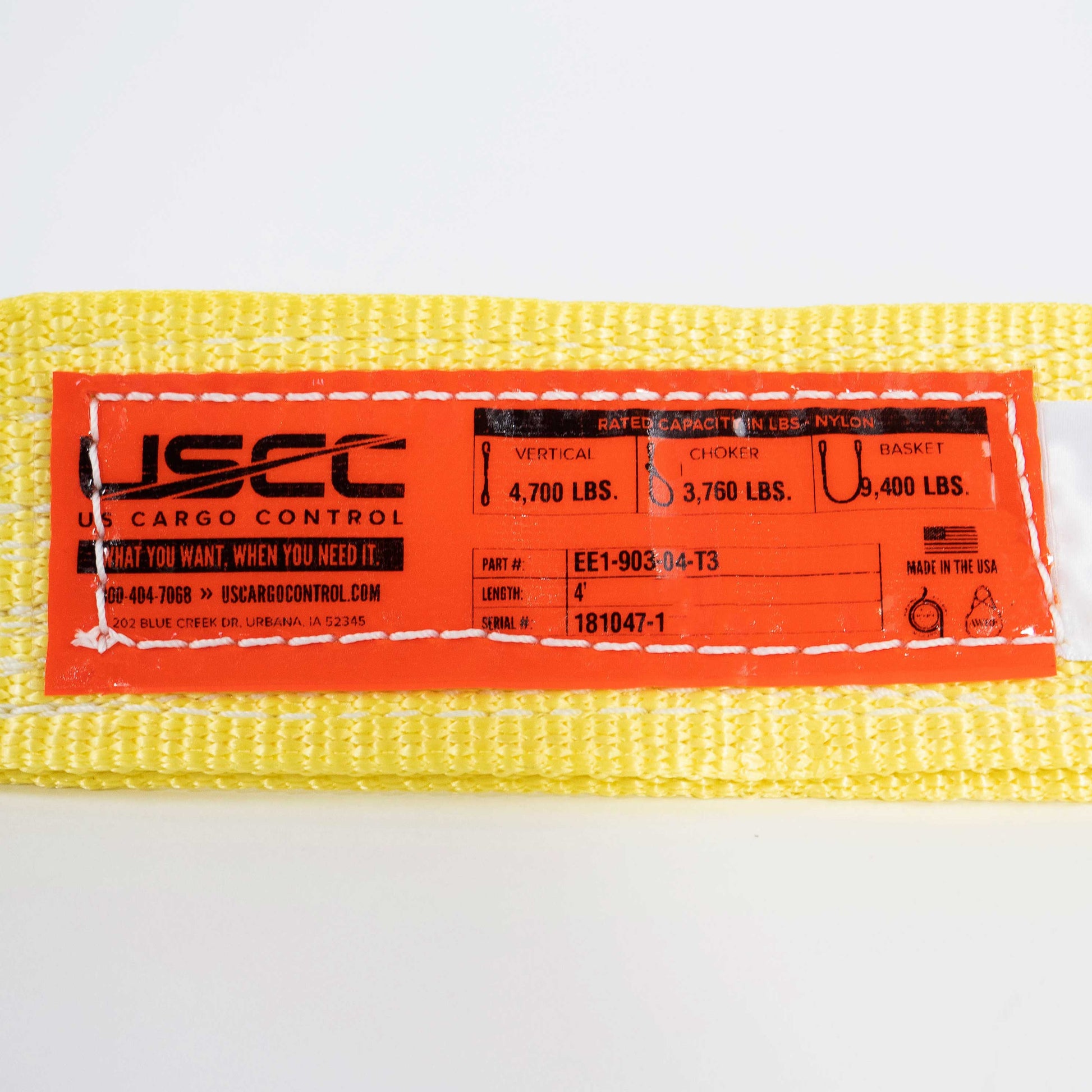 Type 3 Nylon Lifting Sling with Standard Eye Image 2