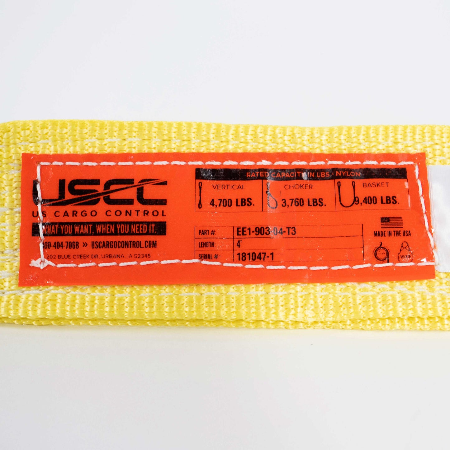 Type 4 Nylon Lifting Sling with Standard Eye