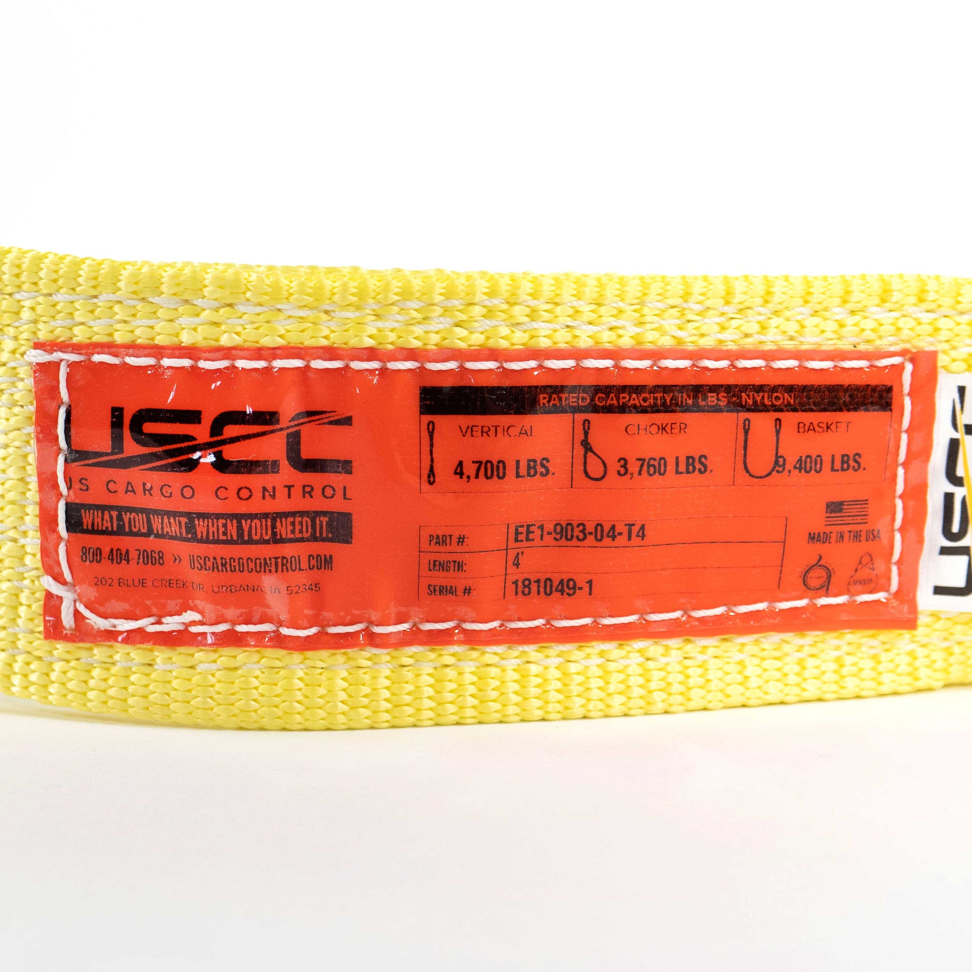 Type 3 Nylon Lifting Sling with Standard Eye Image 2