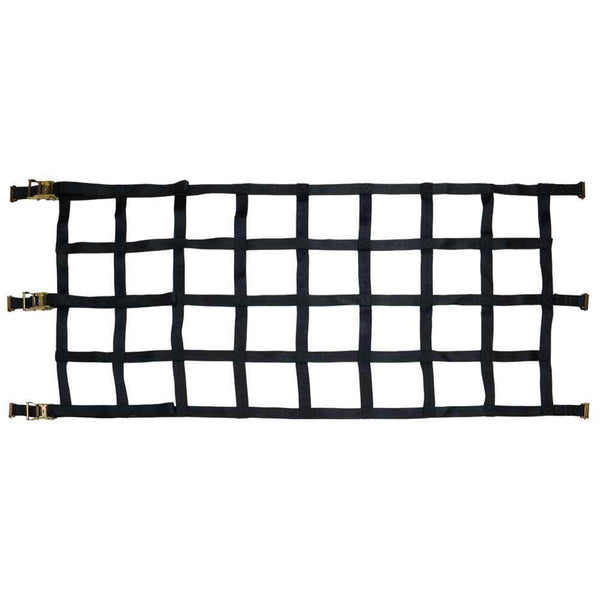 US Cargo Control CN-200 42 x 82 Heavy Duty Cargo Net with Ratchets & E-Track Fittings