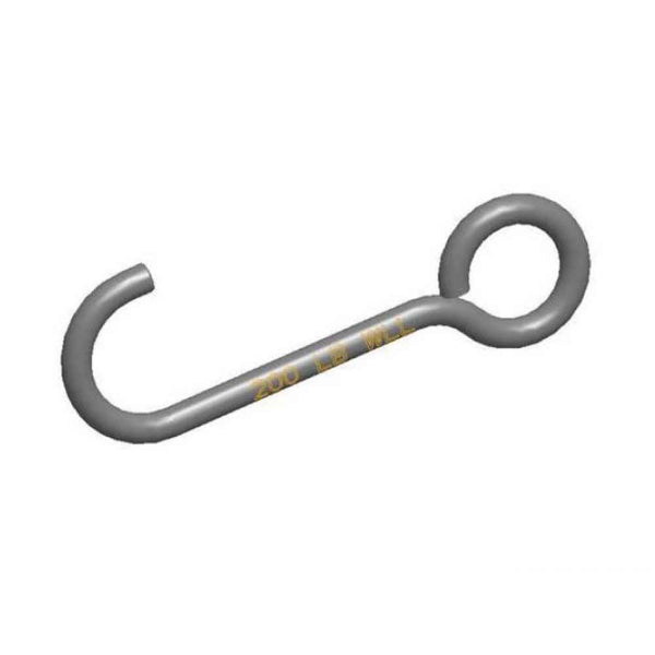 Alloy 1/2 x 8 J-Hook Lifting Hook - Style A