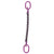 516 inch x 10 foot Single Leg Chain Sling w Oblong Master Links Grade 100 image 1 of 2