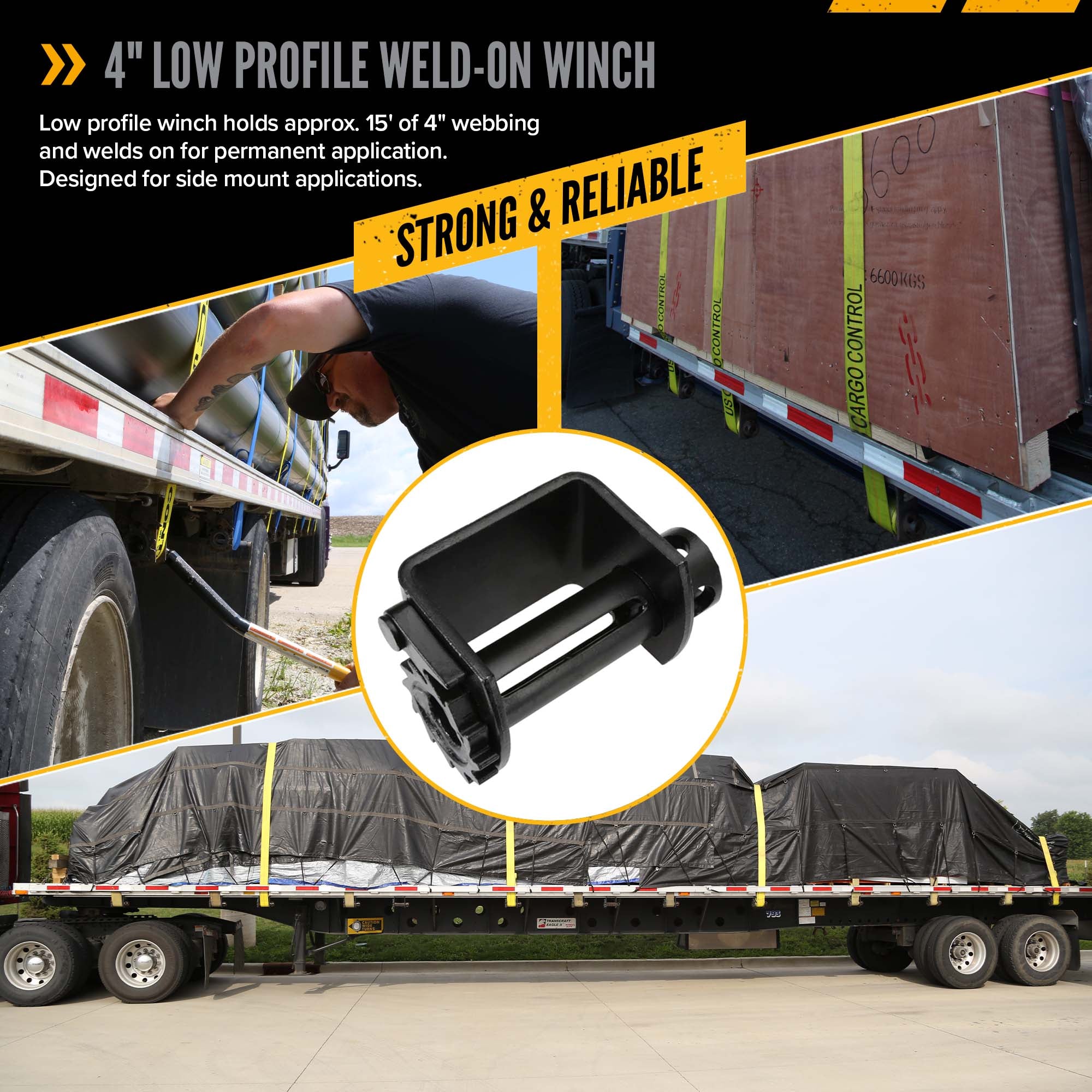 E-track Straps, Winch Straps 2, Winch Bars, Grab Winches | US Cargo Control