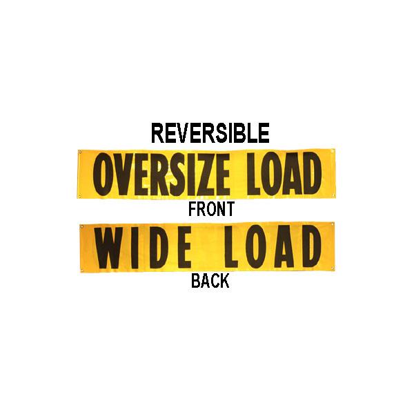 84" x 18" Oversize/Wide Load Sign - 2 Pack