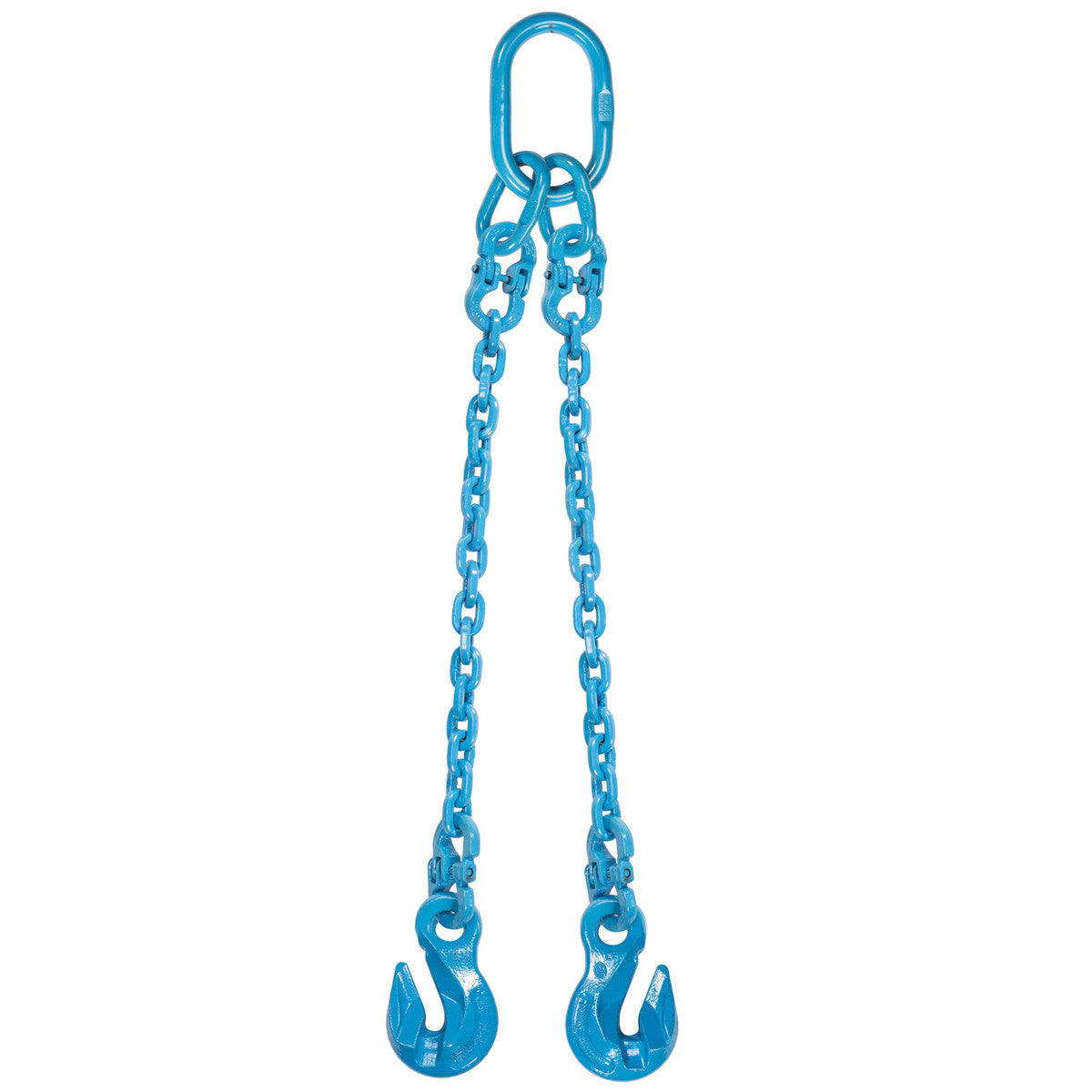 1/2" x 12' - Pewag 2 Leg Chain Sling w/ Grab Hooks - Grade 120