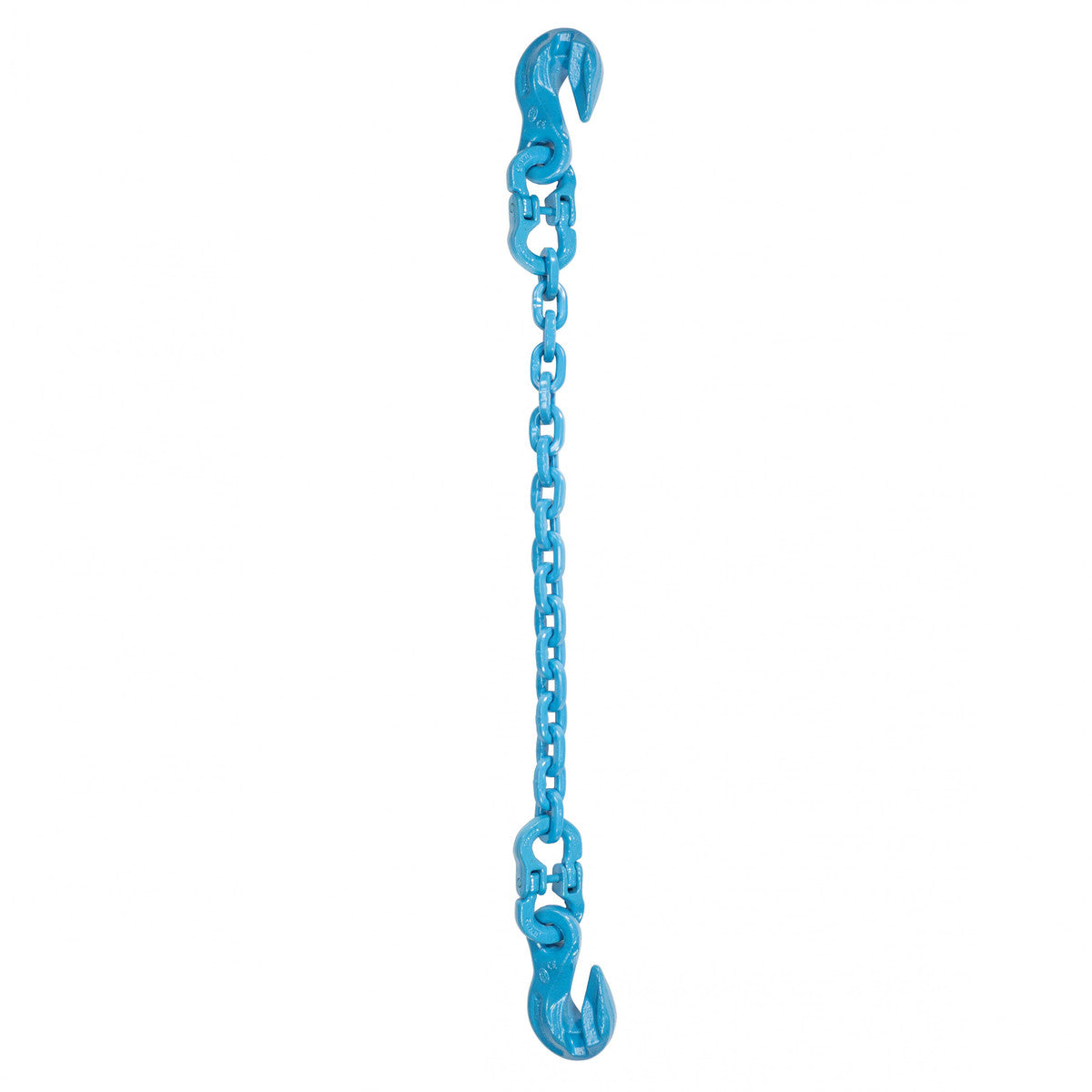 1/2" x 12' - Pewag Single Leg Chain Sling w/ Grab & Grab Hooks - Grade 120