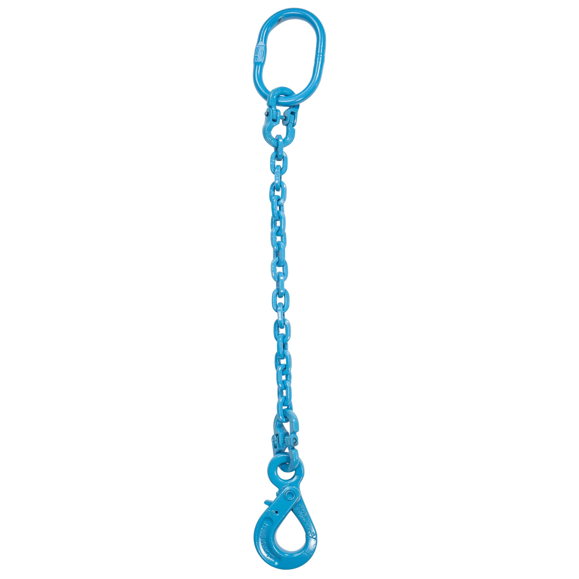 932 inch x 18 foot Pewag Single Leg Chain Sling w SelfLocking Hook Grade 120 image 1 of 2