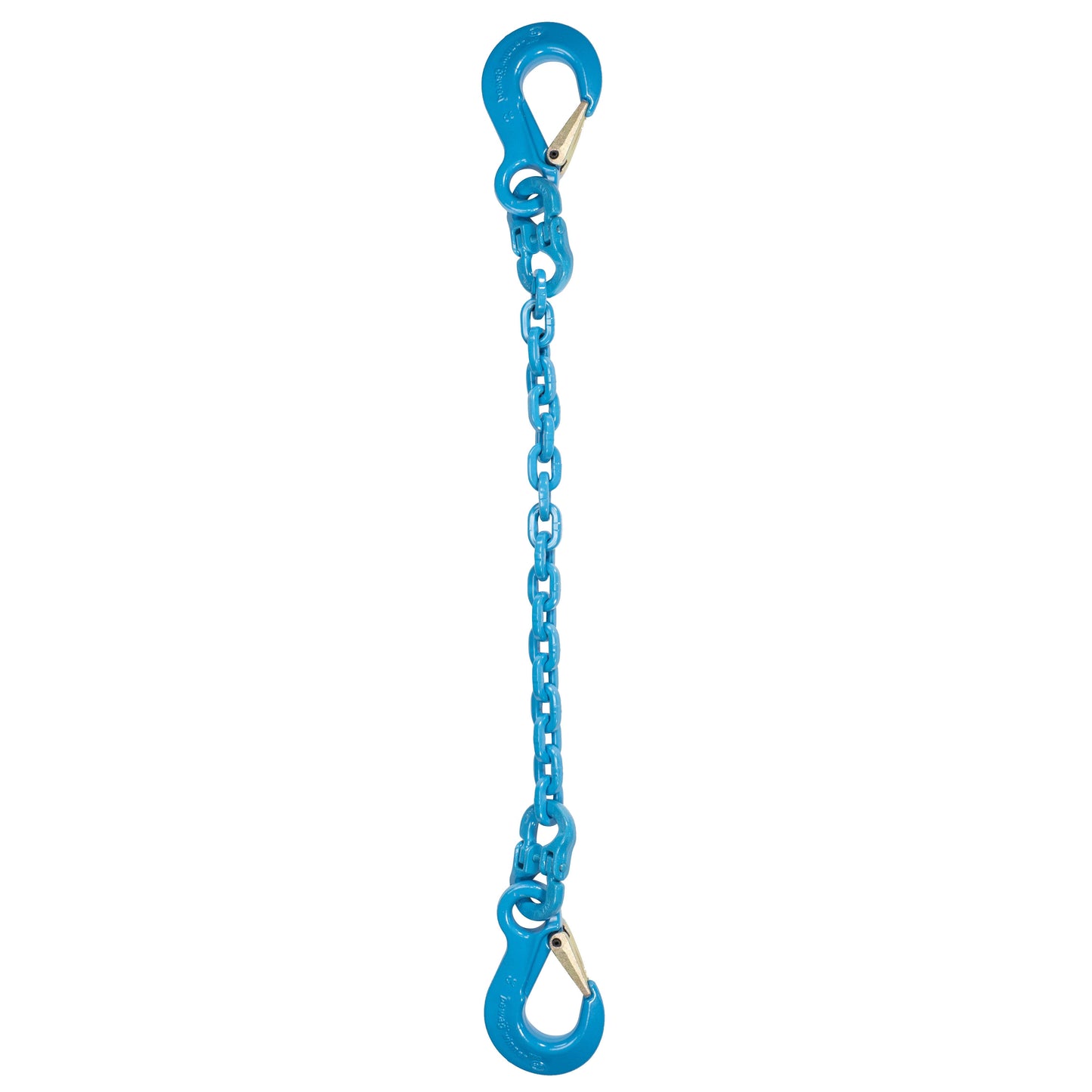 932 inch x 4 foot Pewag Single Leg Chain Sling w Sling & Sling Hooks Grade 120 image 1 of 2