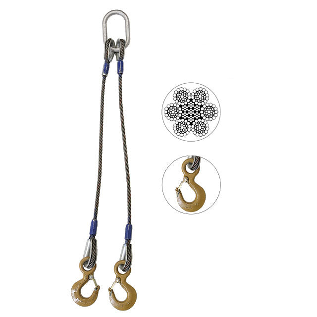 2 Rope Hooks For Cable 3/4IN